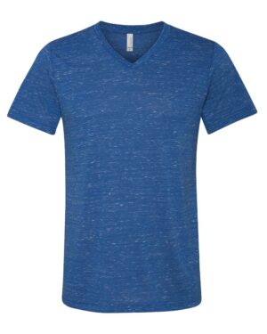 BELLA + CANVAS Unisex Textured Jersey V-Neck Tee - Image 55