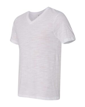 BELLA + CANVAS Unisex Textured Jersey V-Neck Tee - Image 65