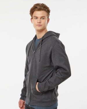 Tultex Unisex Full-Zip Hooded Sweatshirt - Image 17