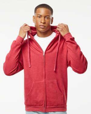 Tultex Unisex Full-Zip Hooded Sweatshirt - Image 40