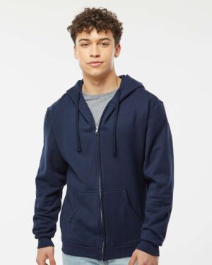 Tultex Unisex Full-Zip Hooded Sweatshirt - Image 46