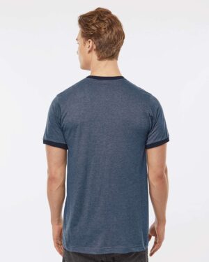 Tultex Unisex Fine Jersey Ringer T-Shirt - Image 12