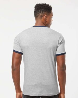 Tultex Unisex Fine Jersey Ringer T-Shirt - Image 30