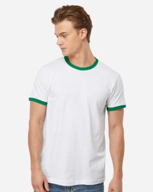 Tultex Unisex Fine Jersey Ringer T-Shirt - Image 82