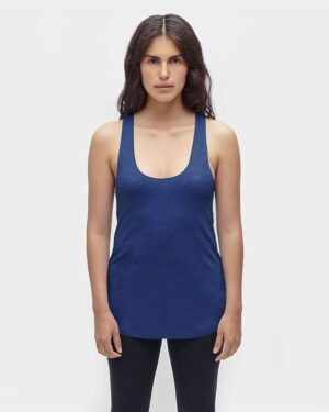 Los Angeles Apparel Women's USA-Made Triblend Racerback Tank Top - Image 3
