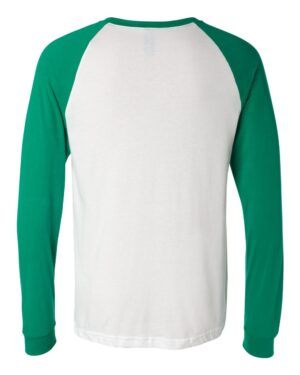 BELLA + CANVAS Men's Long Sleeve Jersey Baseball Tee - Image 21