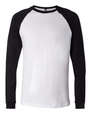 BELLA + CANVAS Men's Long Sleeve Jersey Baseball Tee - Image 13