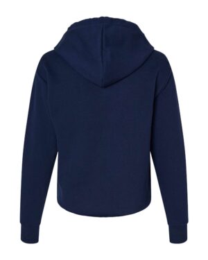 Next Level Women's Laguna Sueded Raw Edge Crop Hoodie Sweatshirt - Image 20