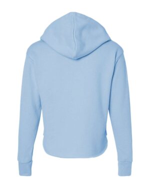 Next Level Women's Laguna Sueded Raw Edge Crop Hoodie Sweatshirt - Image 28
