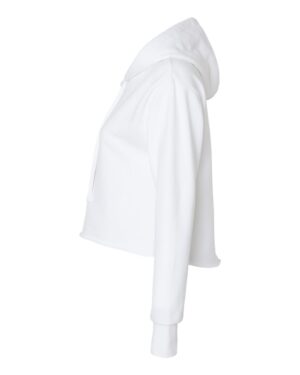 Next Level Women's Laguna Sueded Raw Edge Crop Hoodie Sweatshirt - Image 34