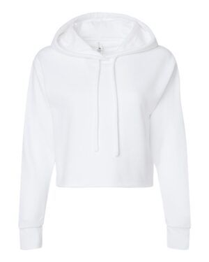 Next Level Women's Laguna Sueded Raw Edge Crop Hoodie Sweatshirt - Image 32