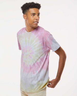 Colortone Unisex Multi-Color Tie-Dyed T-Shirt - Image 30