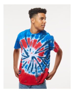 Colortone Unisex Multi-Color Tie-Dyed T-Shirt - Image 58