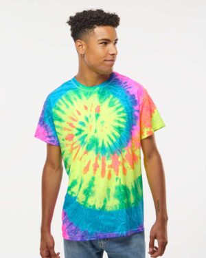 Colortone Unisex Multi-Color Tie-Dyed T-Shirt - Image 92