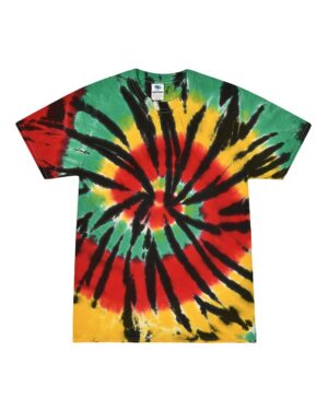 Colortone Unisex Multi-Color Tie-Dyed T-Shirt - Image 98