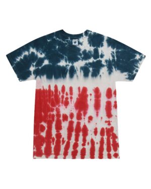 Colortone Unisex Multi-Color Tie-Dyed T-Shirt - Image 44