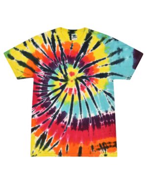 Colortone Unisex Multi-Color Tie-Dyed T-Shirt - Image 75