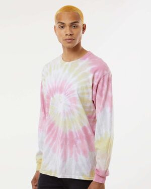 Colortone Unisex Tie-Dyed Long Sleeve T-Shirt - Image 13