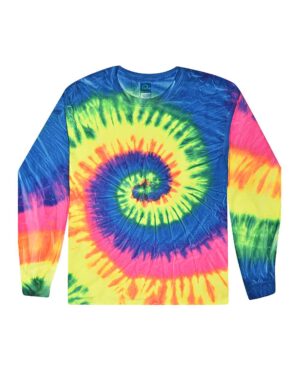 Colortone Unisex Tie-Dyed Long Sleeve T-Shirt - Image 39