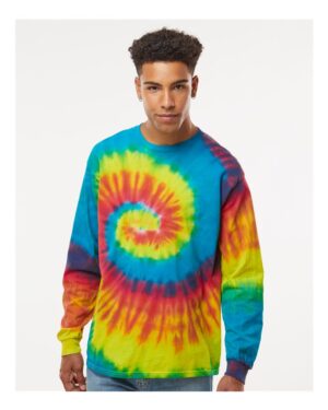 Colortone Unisex Tie-Dyed Long Sleeve T-Shirt - Image 43
