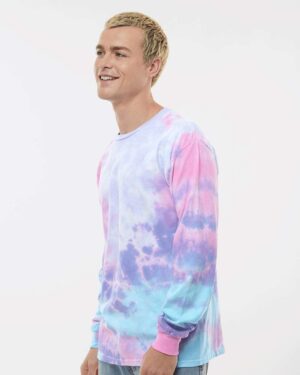 Colortone Unisex Tie-Dyed Long Sleeve T-Shirt - Image 7