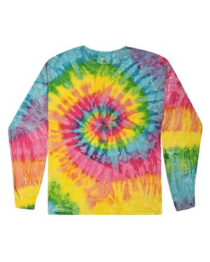 Colortone Unisex Tie-Dyed Long Sleeve T-Shirt - Image 46
