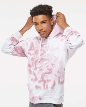 J. America Men's Tie-Dyed Fleece Hooded Sweatshirt - Image 11