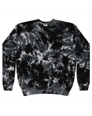 Colortone Unisex Tie-Dyed Fleece Crewneck Sweatshirt - Image 5