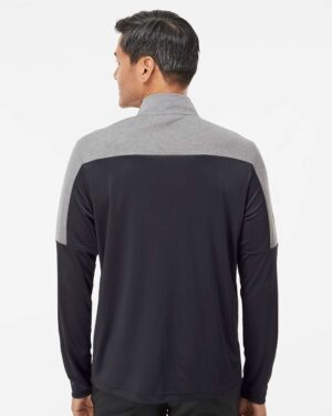 Adidas Men's Ultimate365 Lightweight Colorblocked Quarter-Zip Pullover - Image 6