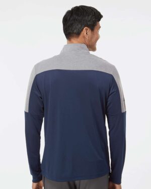Adidas Men's Ultimate365 Lightweight Colorblocked Quarter-Zip Pullover - Image 12