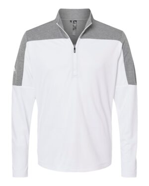 Adidas Men's Ultimate365 Lightweight Colorblocked Quarter-Zip Pullover - Image 13