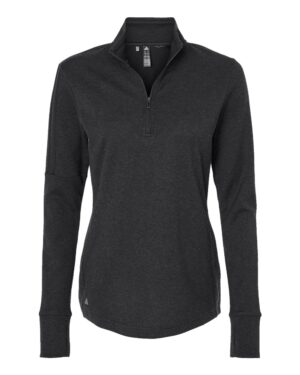 Adidas Women's 3-Stripes Quarter-Zip Sweater Pullover - Image 7