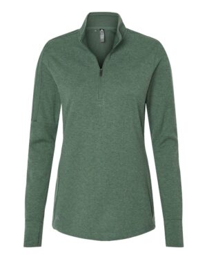 Adidas Women's 3-Stripes Quarter-Zip Sweater Pullover - Image 25