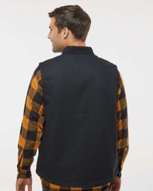 Independent Trading Co. Men's Insulated Canvas Workwear Vest - Image 6
