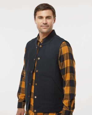 Independent Trading Co. Men's Insulated Canvas Workwear Vest - Image 5
