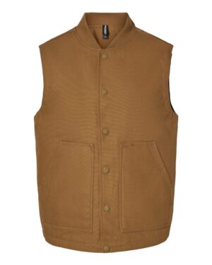 Independent Trading Co. Men's Insulated Canvas Workwear Vest - Image 7