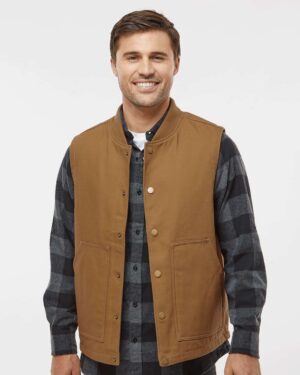 Independent Trading Co. Men's Insulated Canvas Workwear Vest - Image 10