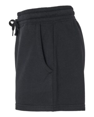 Independent Trading Co. Women’s Lightweight California Wave Wash Fleece Shorts - Image 3