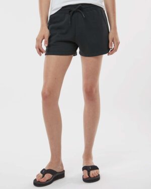Independent Trading Co. Women’s Lightweight California Wave Wash Fleece Shorts - Image 4