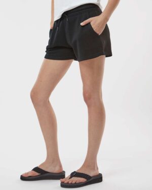 Independent Trading Co. Women’s Lightweight California Wave Wash Fleece Shorts - Image 5