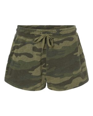 Independent Trading Co. Women’s Lightweight California Wave Wash Fleece Shorts - Image 31