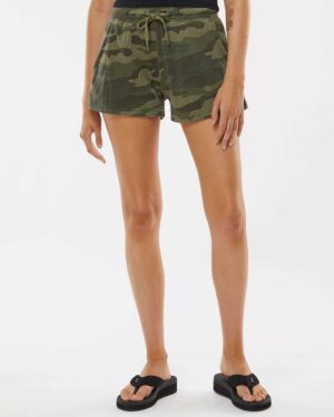 Independent Trading Co. Women’s Lightweight California Wave Wash Fleece Shorts - Image 34