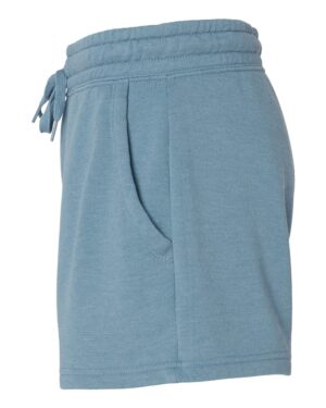 Independent Trading Co. Women’s Lightweight California Wave Wash Fleece Shorts - Image 39