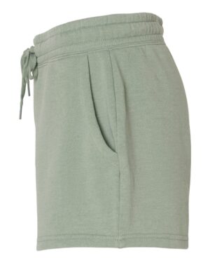 Independent Trading Co. Women’s Lightweight California Wave Wash Fleece Shorts - Image 45