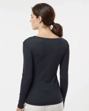 Boxercraft Women's Harper Long Sleeve Henley - Image 6