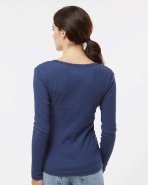 Boxercraft Women's Harper Long Sleeve Henley - Image 14