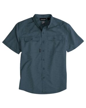 DRI DUCK Men's Crossroad Woven Short Sleeve Shirt - Image 3