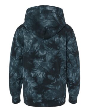Independent Trading Co. Youth Midweight Tie-Dyed Hooded Sweatshirt - Image 8