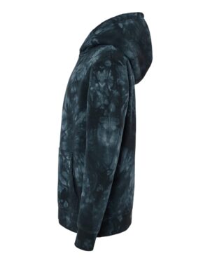 Independent Trading Co. Youth Midweight Tie-Dyed Hooded Sweatshirt - Image 9