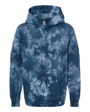 Independent Trading Co. Youth Midweight Tie-Dyed Hooded Sweatshirt - Image 19